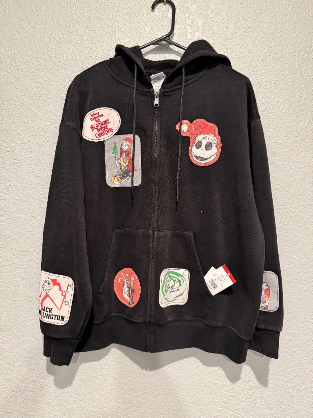 Nightmare before Christmas zip up sweatshirt